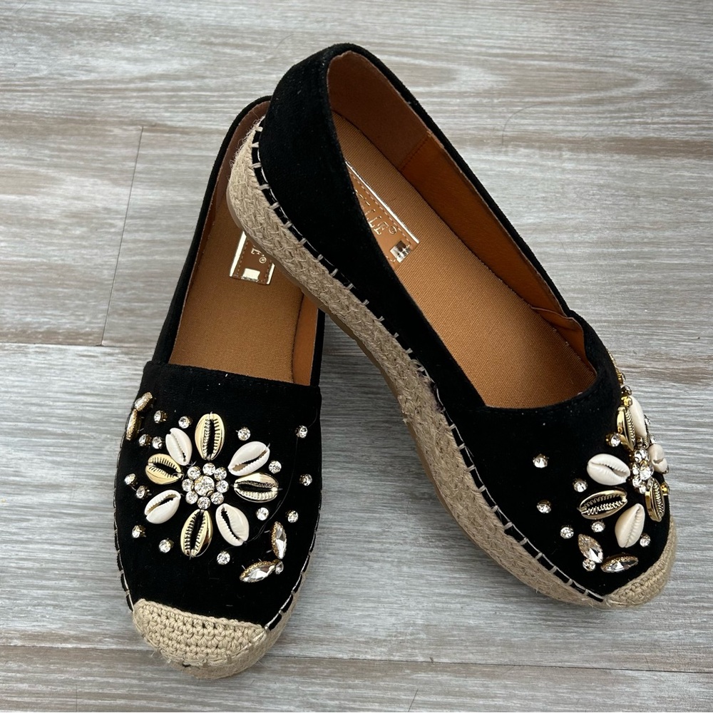 Embellished Espadrilles